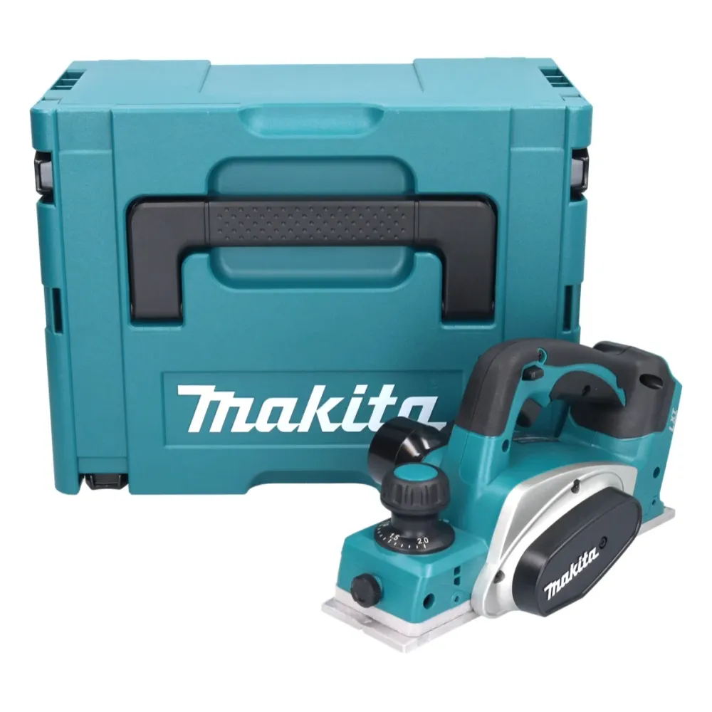 Cepillo sin cable Makita DKP 180 ZJ 18 V 82 mm + Makpac - sin baterí, sin cargador