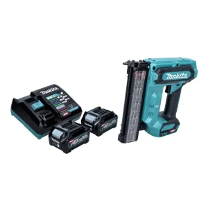 Clavadora con cabezal de baterí Makita FN 001 GD2 40 V máx. XGT Brushless + 2x baterí 2,5 Ah + cargador