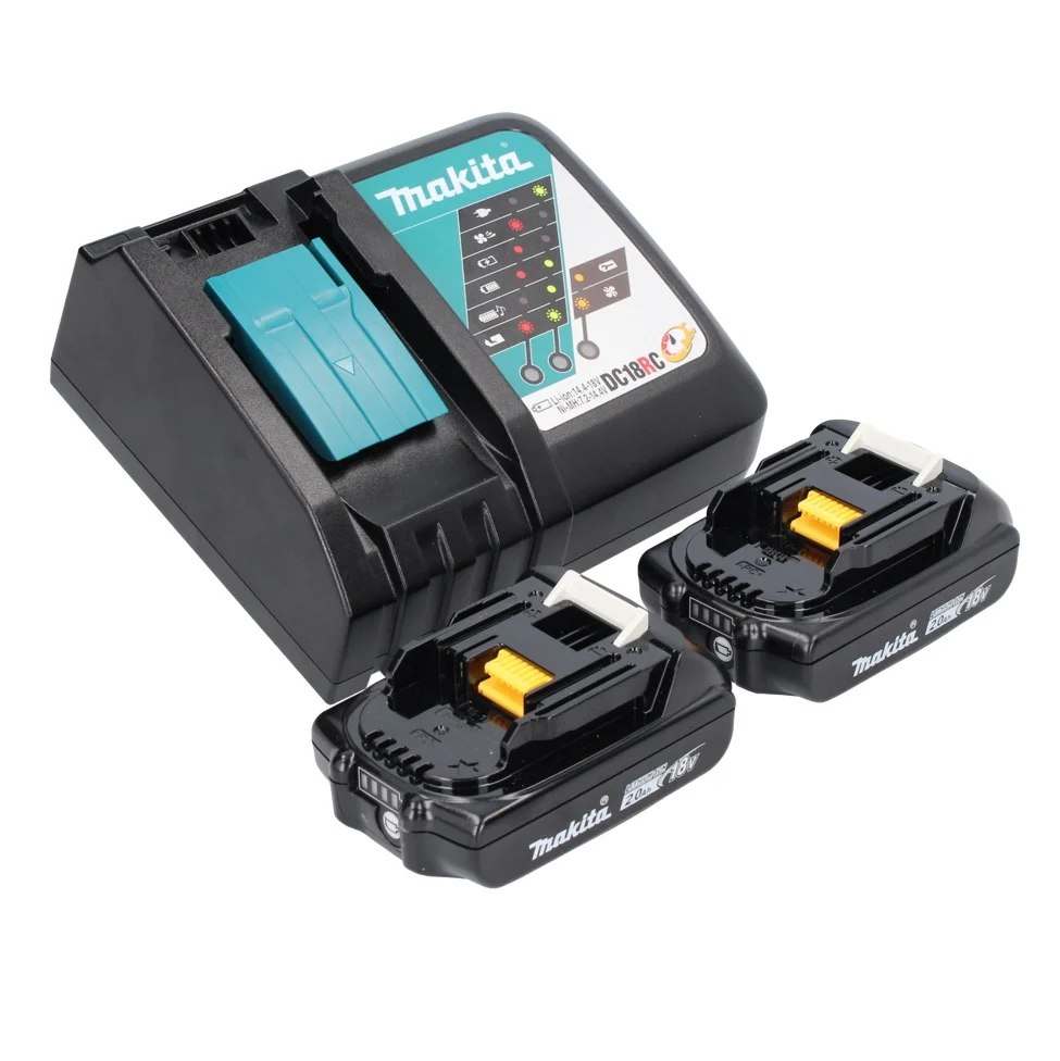 Herramienta multifunción sin cable Makita DTM 52 RA 18 V Starlock Max Brushless + 2x baterí recargable 2,0 Ah + cargador