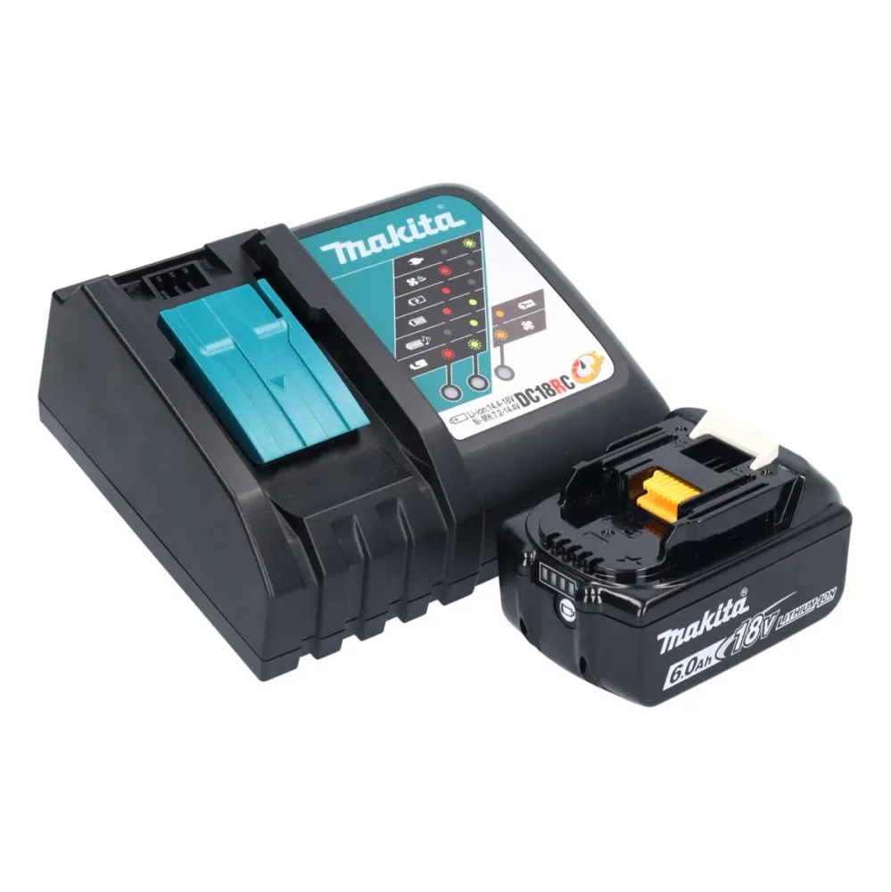 Lijadora vibratoria Makita DBO482RG1 sin cable 112x102mm 18V + 1x Baterí 6.0Ah + Cargador