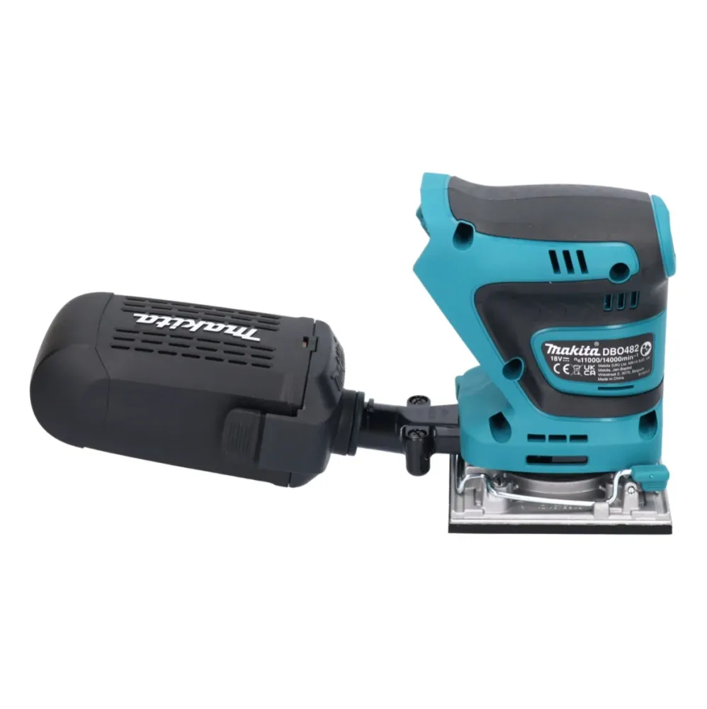 Lijadora vibratoria Makita DBO482RG1 sin cable 112x102mm 18V + 1x Baterí 6.0Ah + Cargador