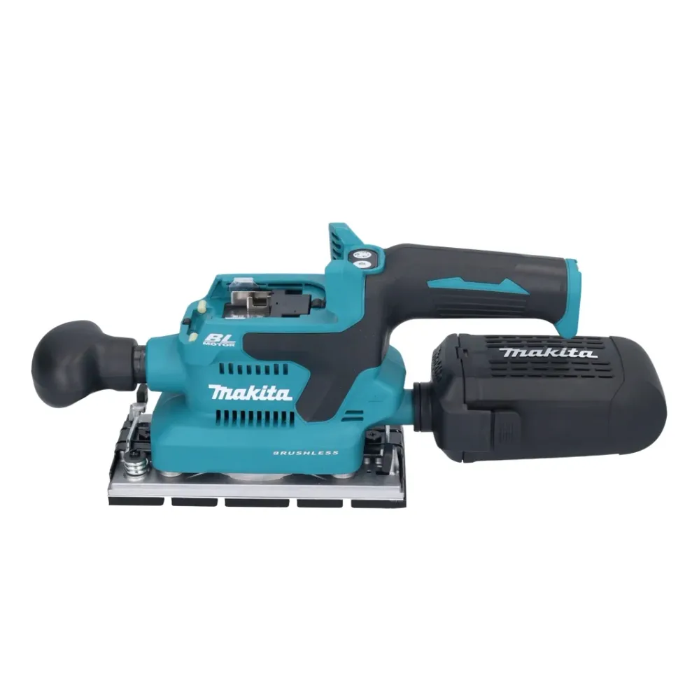 Lijadora vibratoria sin cable Makita DBO 381 RM1U 18 V 93 x 185 mm sin escobillas + 1x baterí 4,0 Ah + cargador