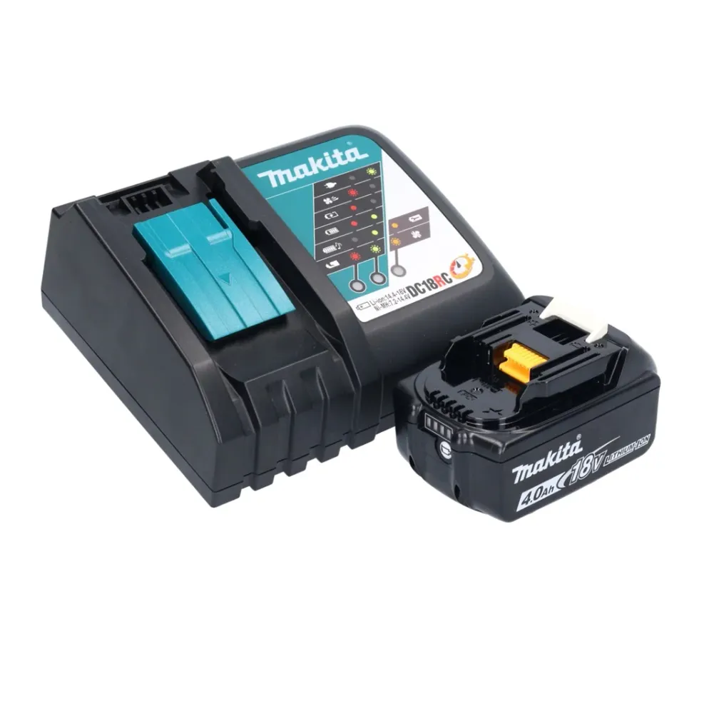 Lijadora vibratoria sin cable Makita DBO 381 RM1U 18 V 93 x 185 mm sin escobillas + 1x baterí 4,0 Ah + cargador