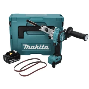 Lima de cinta sin cable Makita DBS 180 G1J 18 V 9 x 533 mm sin escobillas + 1x baterí recargable 6,0 Ah + Makpac - sin car...