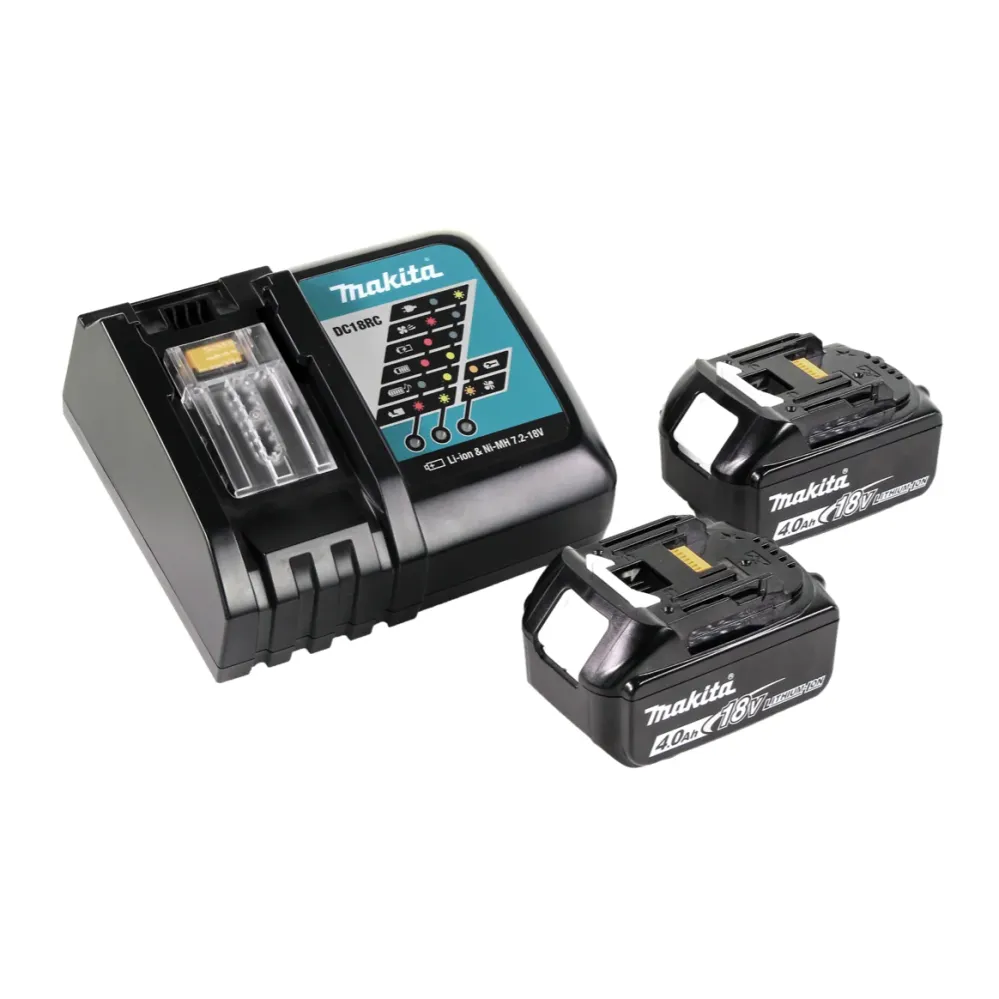 Llave de impacto sin cable Makita DTL 061 RMJ 18V 1/4" 60Nm + 2x baterí recargable 4.0Ah + cargador + Makpac