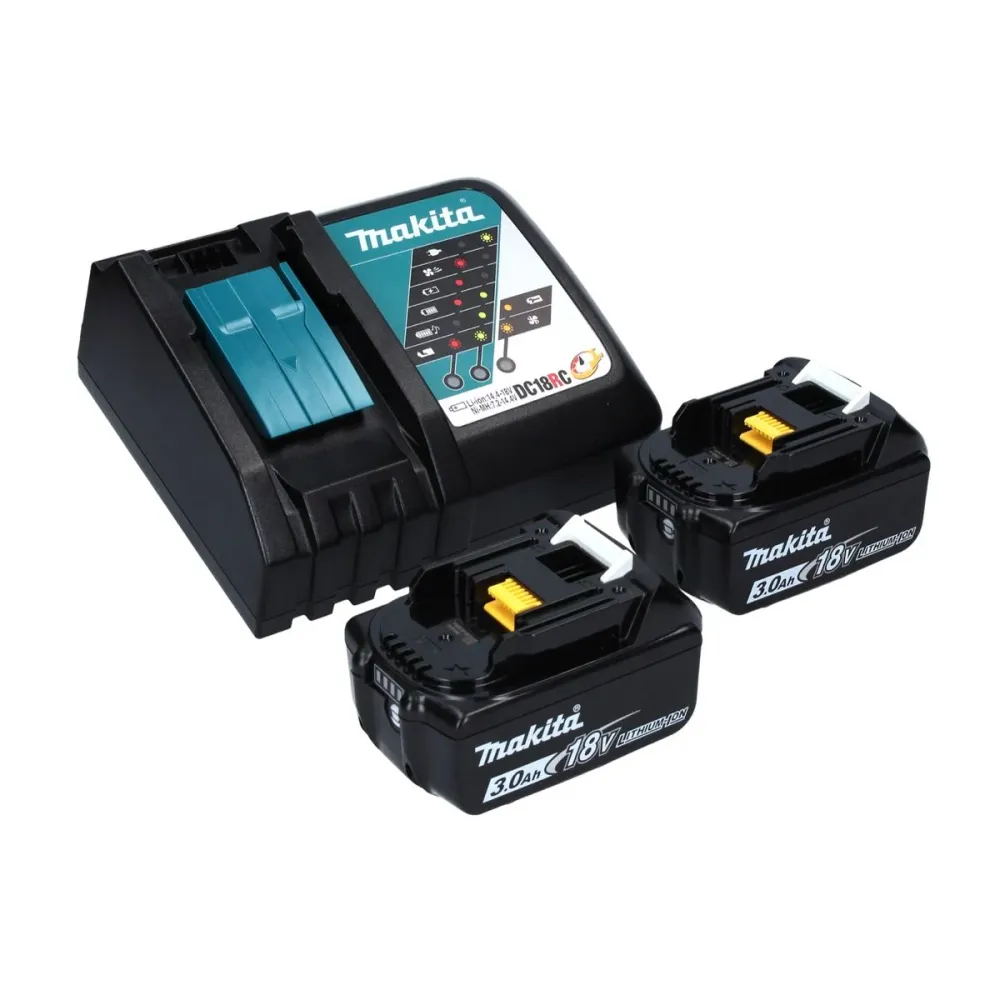 Llave de impacto sin cable Makita DTW 700 RF 18 V 700 Nm 1/2" XPT Sin escobillas + 2x baterí recargable 3,0 Ah + cargador