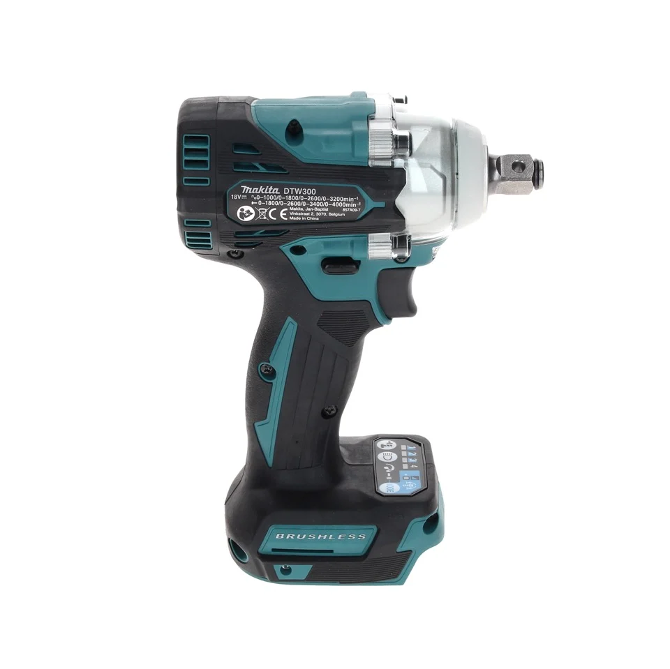 Llave de impacto sin cable Makita DTW 300 M1 18 V 330 Nm 1/2" sin escobillas + 1x baterí recargable 4,0 Ah - sin cargador