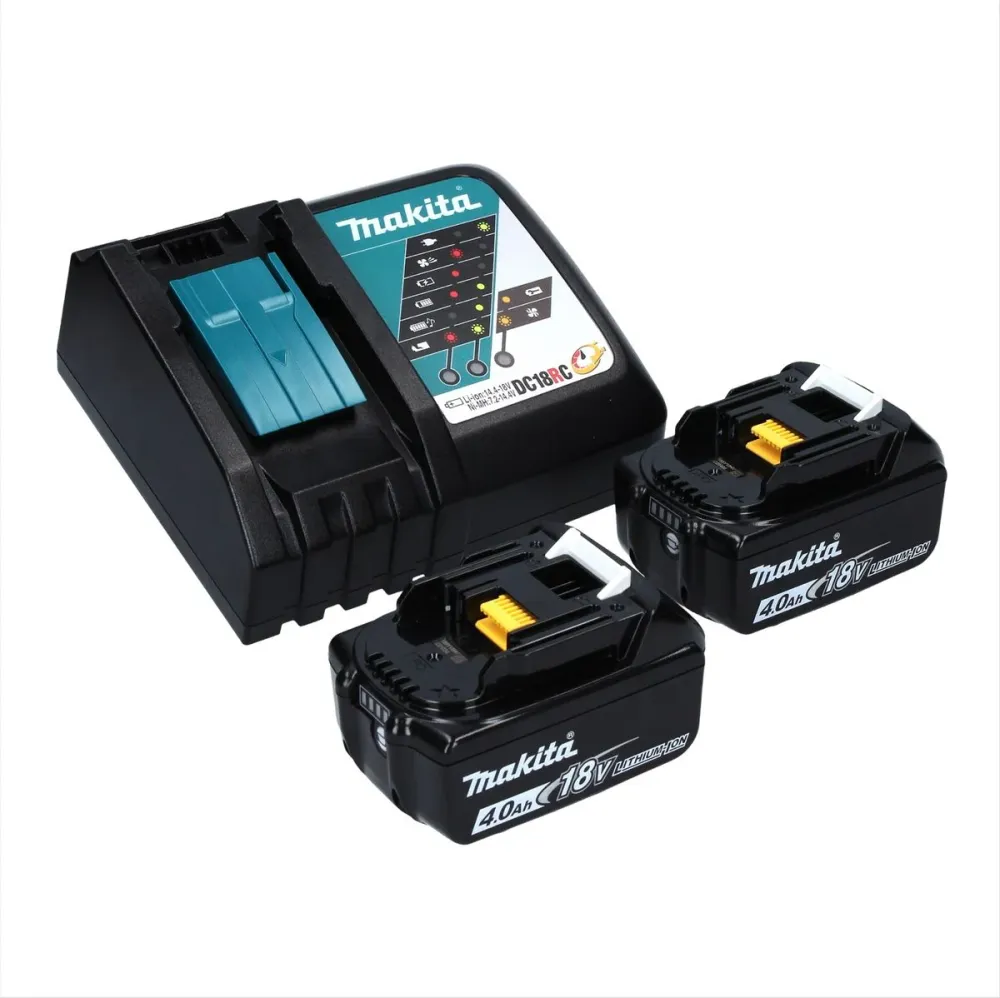 Llave de impacto sin cable Makita DTW 701 RMJ 18 V 700 Nm 1/2" XPT Brushless + 2x baterí recargable 4.0 Ah + cargador + Ma...