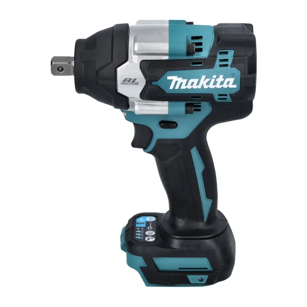 Llave de impacto sin cable Makita DTW 701 RT1J 18 V 700 Nm 1/2" XPT Brushless + 1x baterí recargable 5.0 Ah + cargador + M...