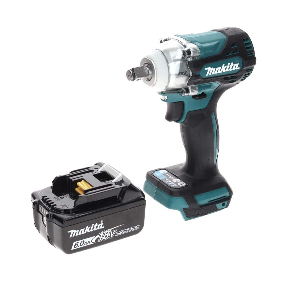 Llave de impacto sin cable Makita DTW 300 G1 18 V 330 Nm 1/2" sin escobillas + 1x baterí recargable 6,0 Ah - sin cargador