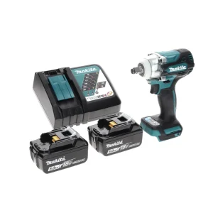 Llave de impacto sin cable Makita DTW 300 RT 18 V 330 Nm 1/2" sin escobillas + 2x baterí recargable 5,0 Ah + cargador
