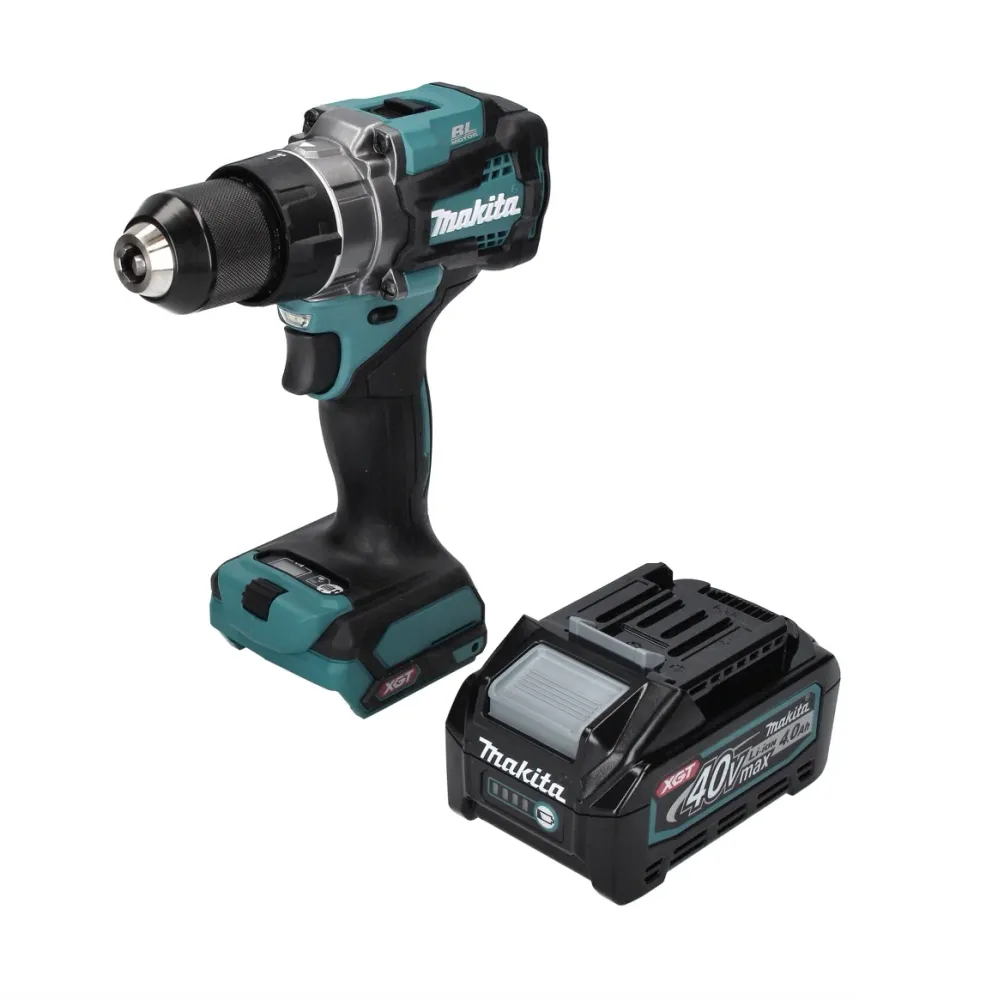 Makita DF 001 GM1 Taladro atornillador baterí 40 V máx. 140 Nm XGT sin escobillas + 1x baterí recargable 4,0 Ah - sin carg...