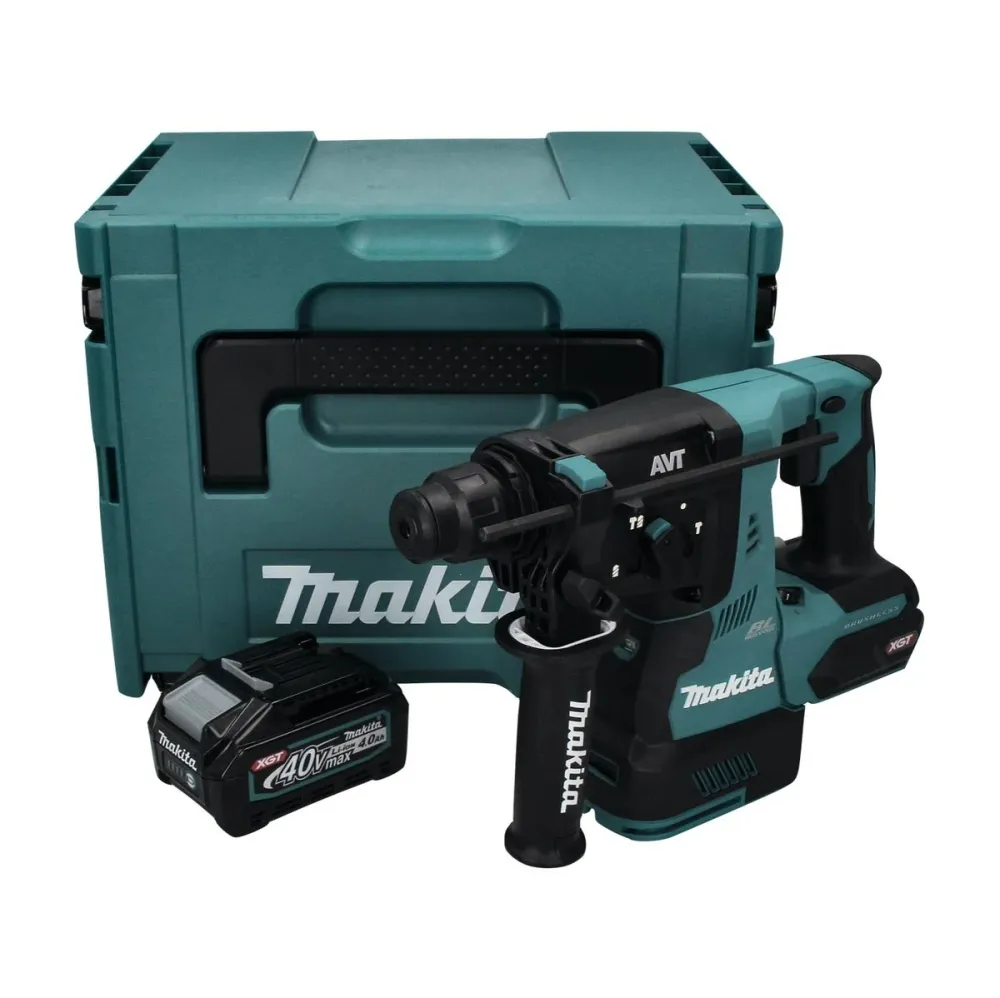 Makita HR 003 GM101 martillo combinado baterí 40 V máx. 2,8 J SDS plus sin escobillas + 1x baterí 4,0 Ah + Makpac - sin ca...