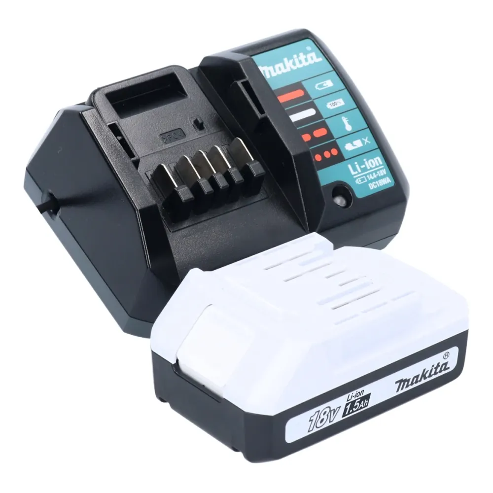 Makita HP 488 DWY1 taladro percutor inalámbrico 18 V 42 Nm serie G + 1x baterí 1,5 Ah + cargador