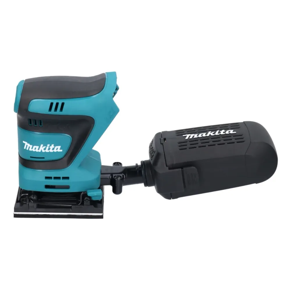Makita DBO 481 M1J Lijadora orbital sin cable 18 V 112 x 102 mm + 1x baterí recargable 4,0 Ah + Makpac - sin cargador