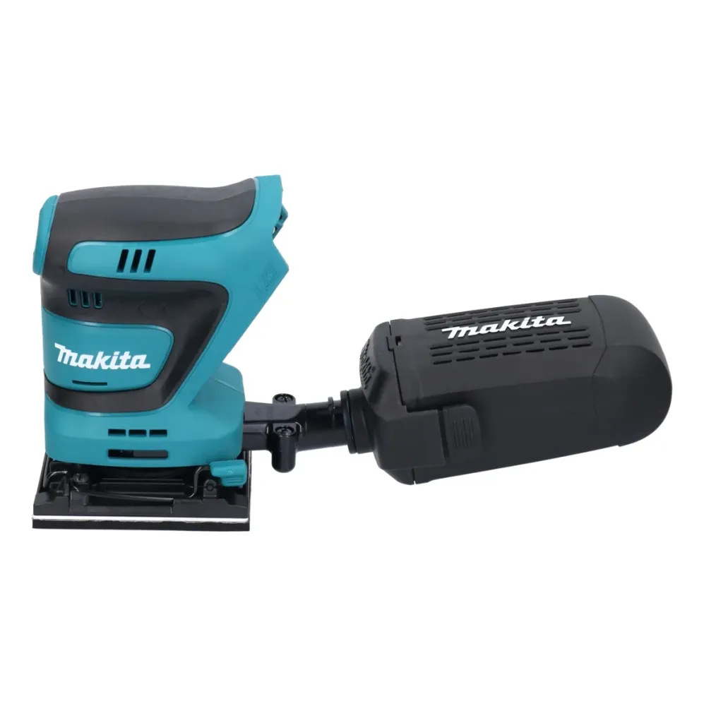 Makita DBO 481 RM1J Lijadora orbital sin cable 18 V 112 x 102 mm + 1x baterí recargable 4,0 Ah + cargador + Makpac