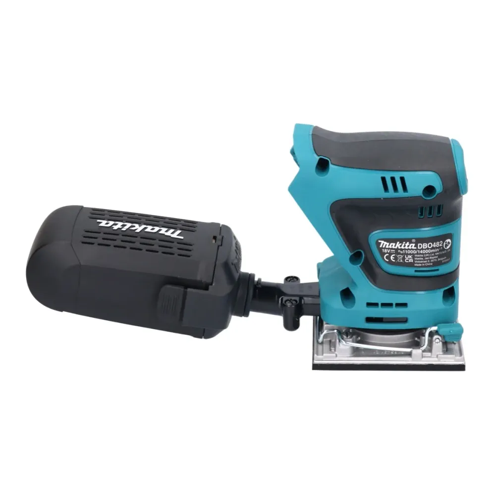 Makita DBO482T1 Lijadora vibratoria sin cable 112x102mm 18V + 1x baterí 5.0Ah - sin cargador