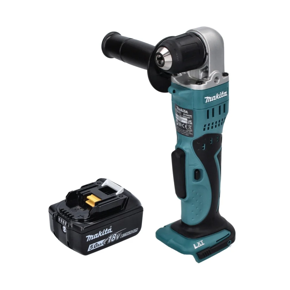 Makita DDA 351 T1 Taladro angular sin cable 18 V 13,5 Nm + 1x baterí 5,0 Ah - sin cargador
