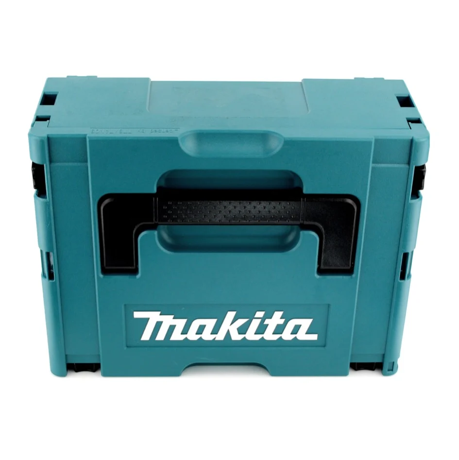 Makita DDF 458 T1J W Taladro atornillador inalámbrico 18 V 91 Nm blanco + 1x baterí 5,0 Ah + Makpac - sin cargador