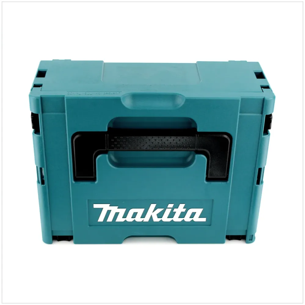 Makita DGA 504 M1J Mini-Amoladora inalámbrica 125 mm 18 V en Makpac 3 + 1x Baterí BL 1840 4,0 Ah ( Sin cargador )