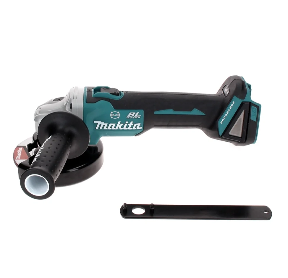 Makita DGA 506 RM1J Amoladora angular sin cable 18 V 125 mm sin escobillas + 1x baterí 4,0 Ah + cargador + Makpac