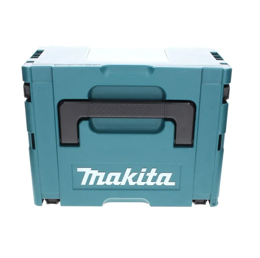 Makita DGA 519 M1J Amoladora angular sin cable 18 V 125 mm Brushless X-Lock + 1x baterí recargable 4,0 Ah + Makpac - sin c...