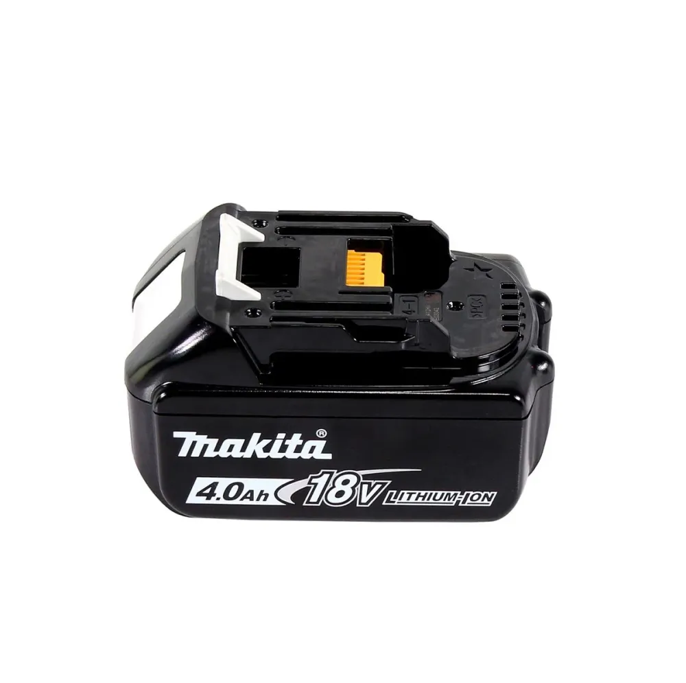 Makita DGA 519 M1J Amoladora angular sin cable 18 V 125 mm Brushless X-Lock + 1x baterí recargable 4,0 Ah + Makpac - sin c...