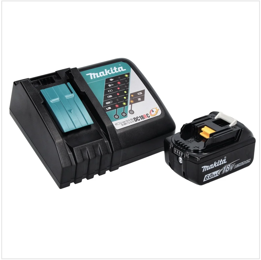 Makita DHP 451 RG1 taladro percutor inalámbrico 18 V 80 Nm + 1x baterí 6,0 Ah + cargador