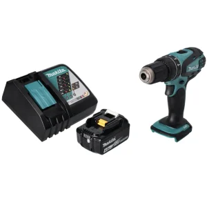 Makita DHP 456 RM1 taladro percutor inalámbrico 18 V 50 Nm + 1x baterí 4,0 Ah + cargador