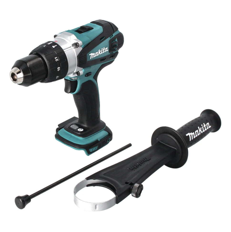 Makita DHP 458 Z Taladro combinado de impacto baterí 18V / 91Nm - Sin baterí, sin cargador incluidos
