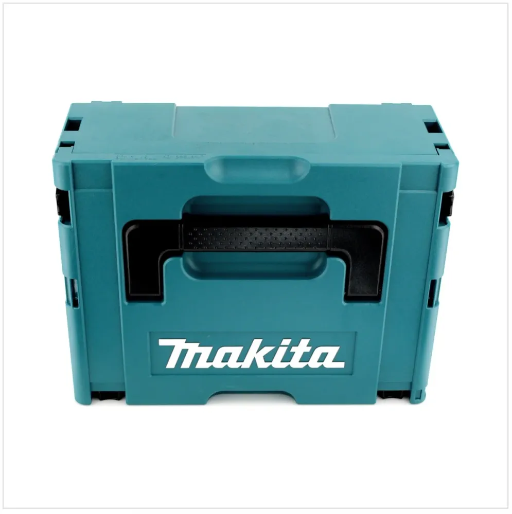 Makita DHP 483 RMJ Taladro percutor baterí 18 V en maletín Makpac 2 + 2x Baterí BL 1840 + Cargador DC 18 RC