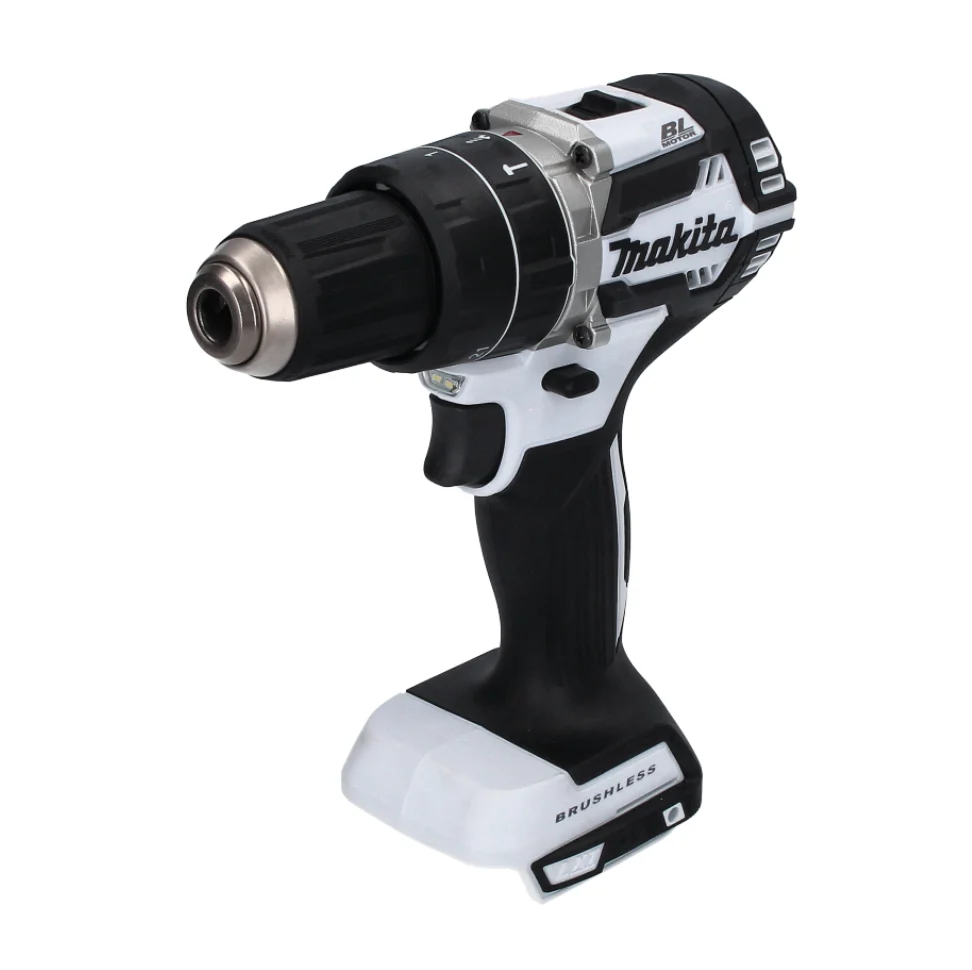 Makita DHP 484 ZW Taladro percutor inalámbrico 18 V 54 Nm blanco Brushless Solo - sin baterí, sin cargador