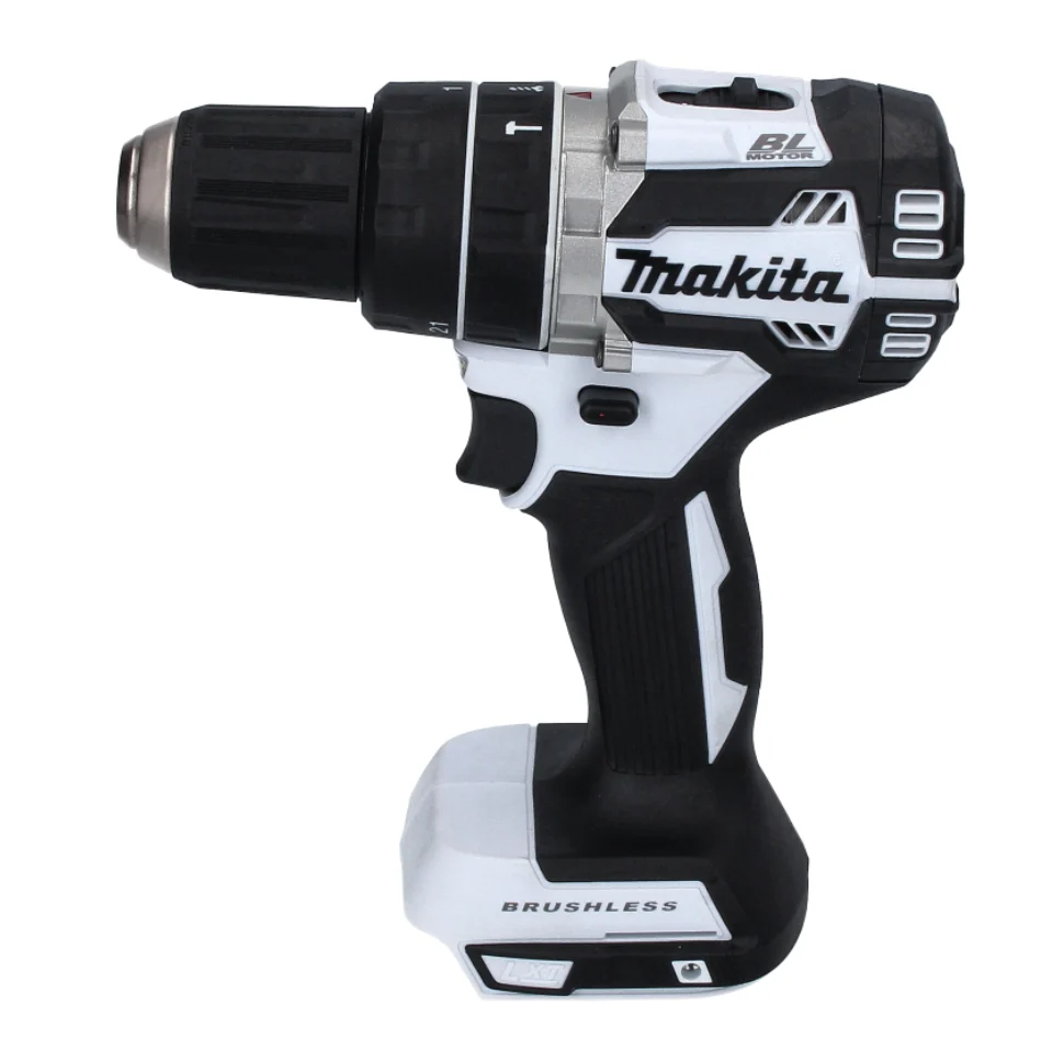 Makita DHP 484 G1 W taladro percutor inalámbrico 18 V 54 Nm sin escobillas blanco + 1x baterí 6,0 Ah - sin cargador
