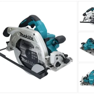 Makita DHS 900 ZU Sierra circular 36 V ( 2x 18 V ) 235 mm Sin escobillas + Adaptador Bluetooth - sin baterí, sin cargador