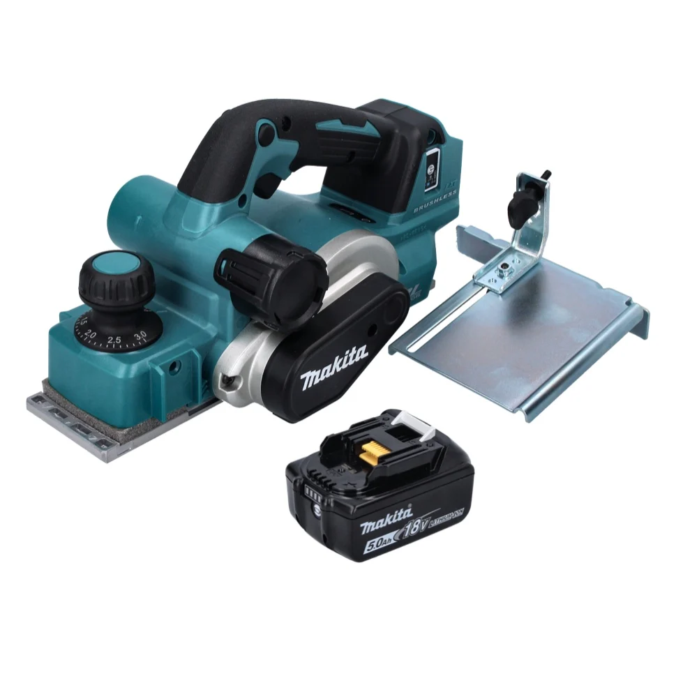 Makita DKP 181 T1 cepillo sin cable 82 mm 18 V sin escobillas + 1x baterí recargable 5,0 Ah - sin cargador