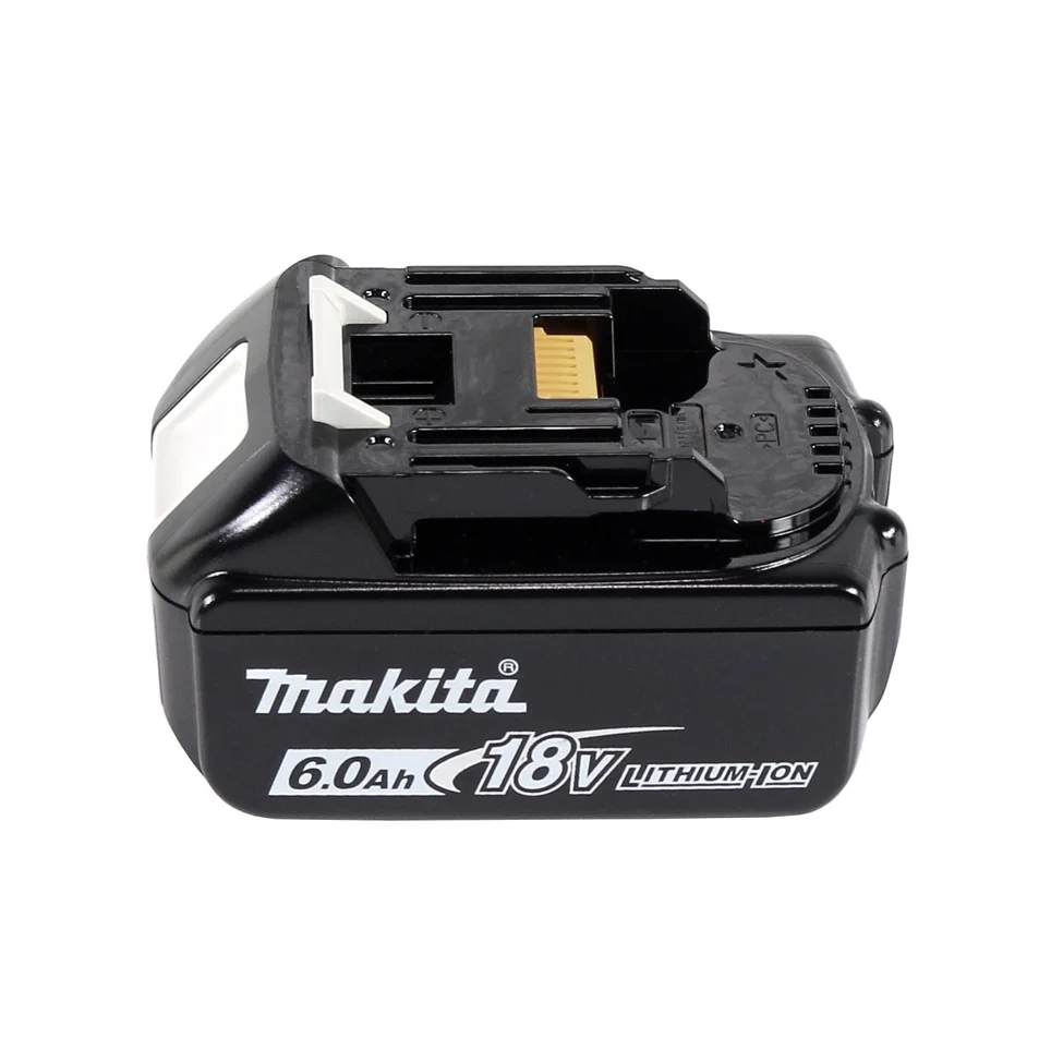 Makita DKP 181 G1J Cepillo sin cable 82 mm 18 V sin escobillas + 1x baterí recargable 6,0 Ah + Makpac - sin cargador