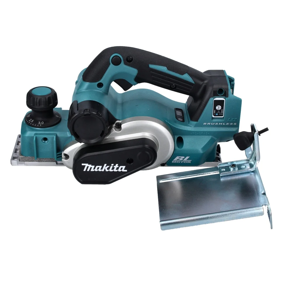 Makita DKP 181 RG1J Cepillo sin cable 82 mm 18 V sin escobillas + 1x baterí recargable 6,0 Ah + cargador + Makpac