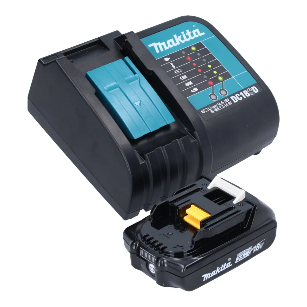 Makita DLX 2278 SA1J kit combinado inalámbrico + taladro de impacto DHP 484 54 Nm + taladro percutor DHR 171 1.2 J + 1x ba...