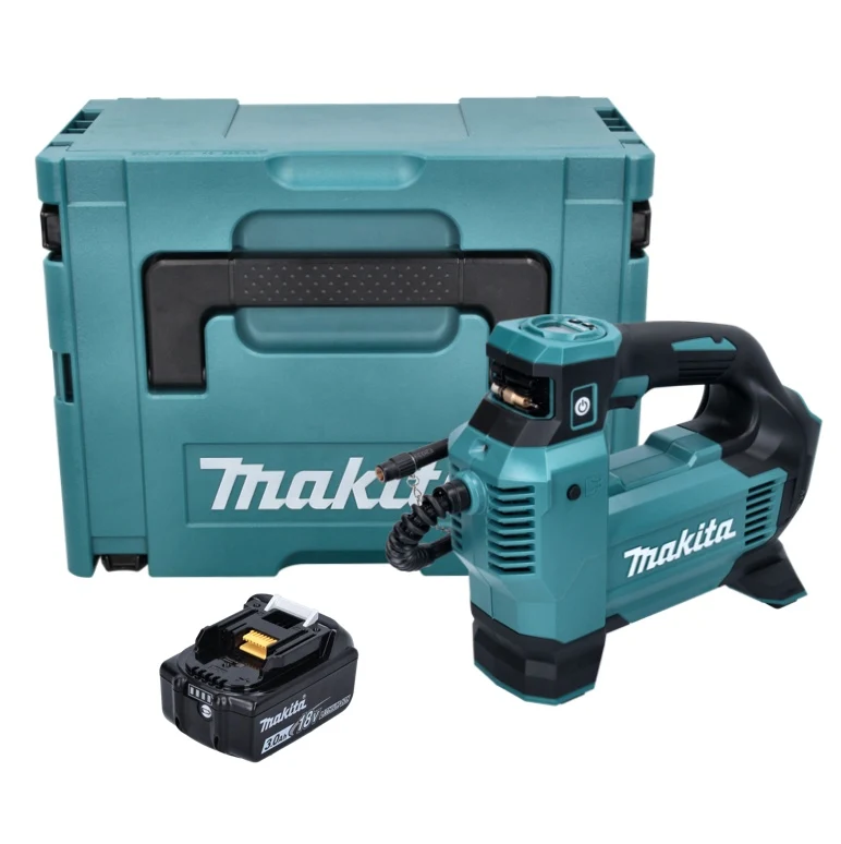 Makita DMP 181 F1J compresor sin cable 18 V 11,1 bar + 1x baterí recargable 3,0 Ah + Makpac - sin cargador