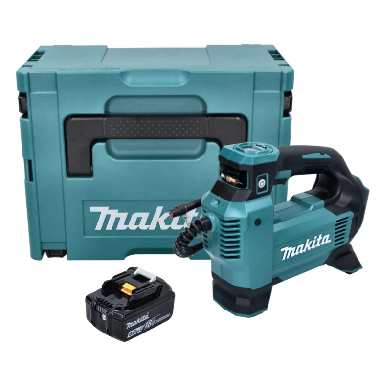 Makita DMP 181 G1J Compresor sin cable 18 V 11,1 bar + 1x baterí recargable 6,0 Ah + Makpac - sin cargador