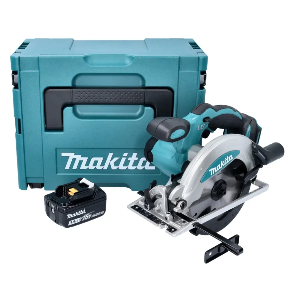 Makita DSS 610 F1J Sierra circular 18 V 165 mm + 1x 3.0 Ah baterí + Makpac - sin cargador