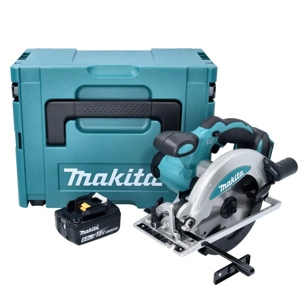 Makita DSS 610 G1J Sierra circular 18 V 165 mm + 1x 6.0 Ah baterí + Makpac - sin cargador