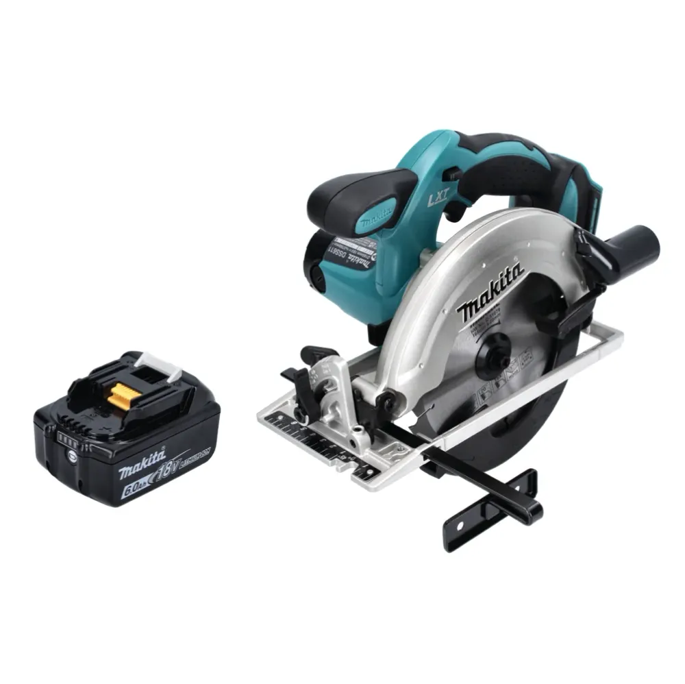Makita DSS 611 G1 18 V 165 mm sierra circular sin cable + 1x baterí 6,0 Ah - sin cargador