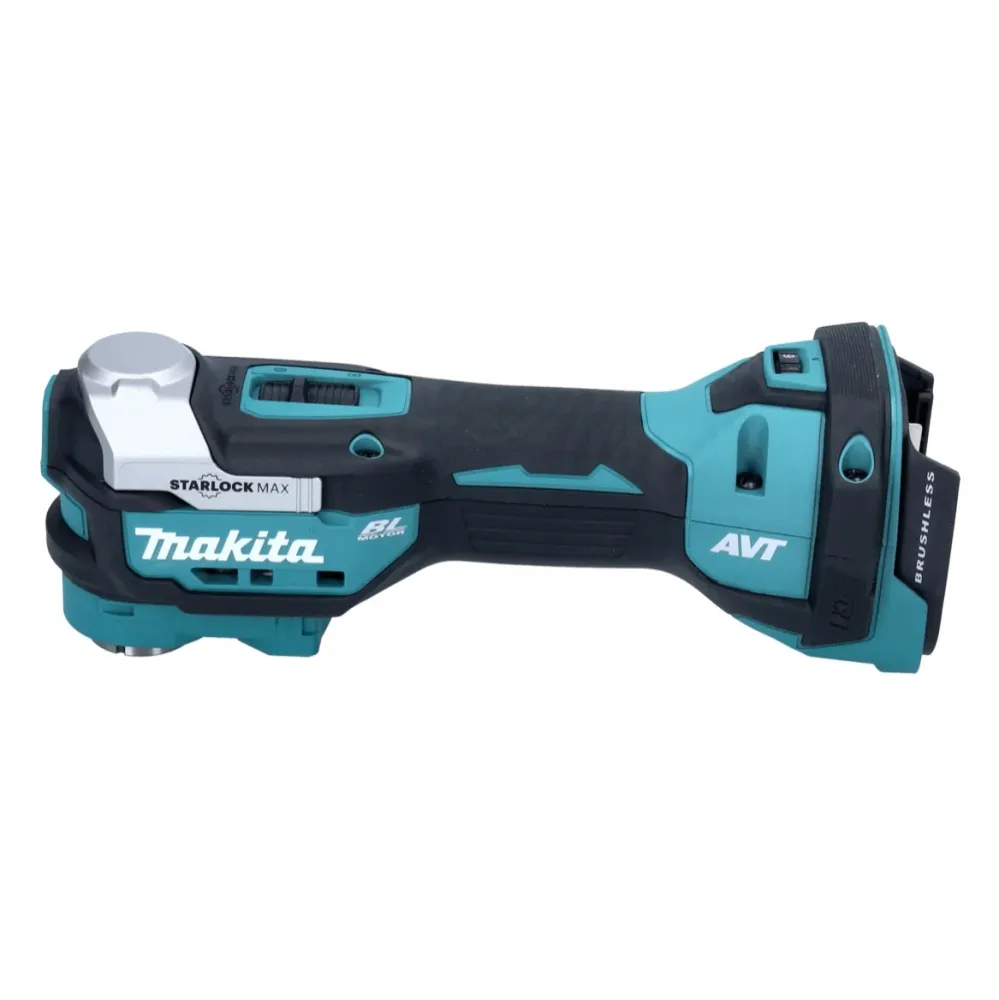 Makita DTM52ZJX2 Starlock Max sin escobillas 18V Herramienta multifunción sin cable + Makpac Set + Juego de accesorios, 43...