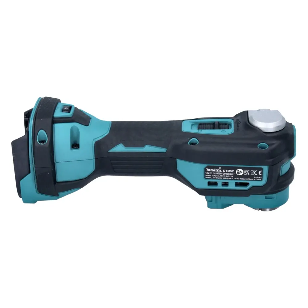 Makita DTM52ZJX2 Starlock Max sin escobillas 18V Herramienta multifunción sin cable + Makpac Set + Juego de accesorios, 43...