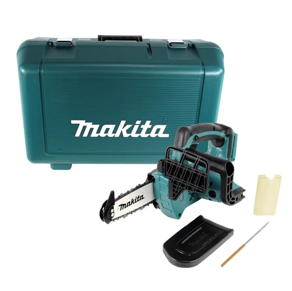 Makita DUC 122 ZE Motosierra sin cable 18V 1/4" 115mm solo + maletín - sin baterí, sin cargador