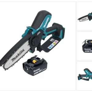 Makita DUC 150 T motosierra sin cable 18 V 15 cm sin escobillas + 1x baterí 5,0 Ah - sin cargador