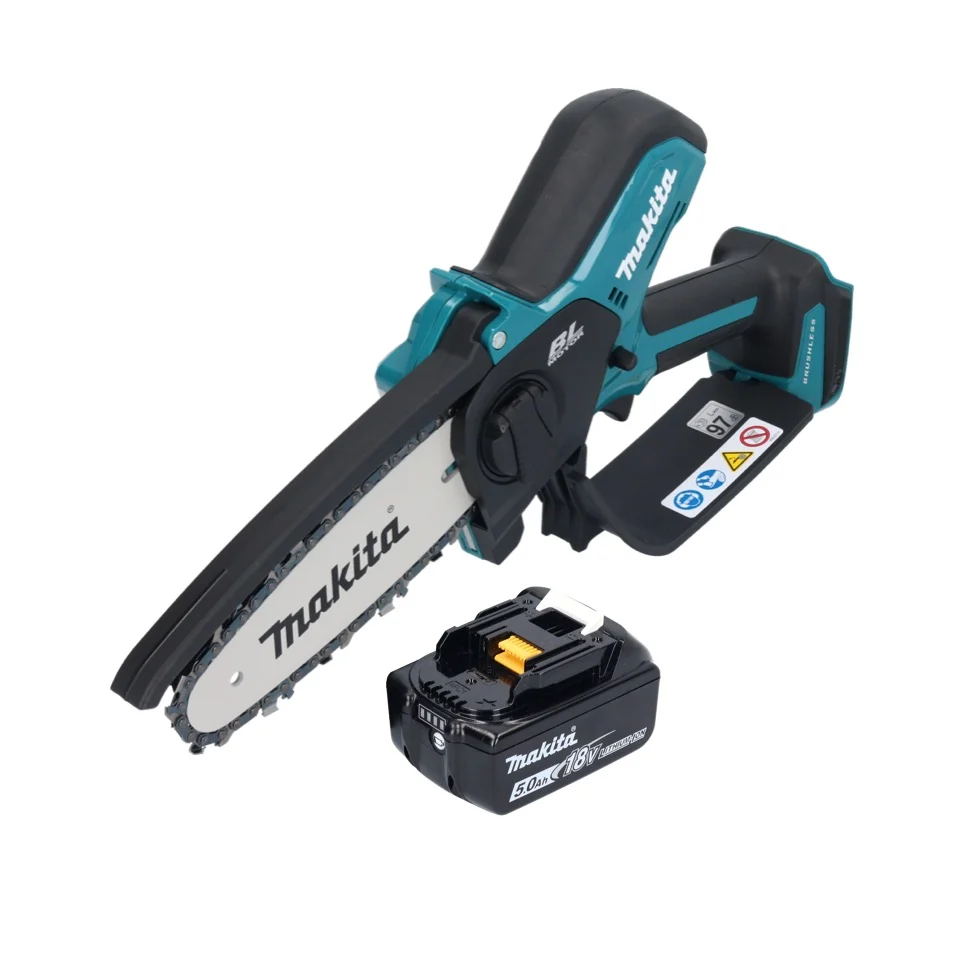Makita DUC 150 T motosierra sin cable 18 V 15 cm sin escobillas + 1x baterí 5,0 Ah - sin cargador