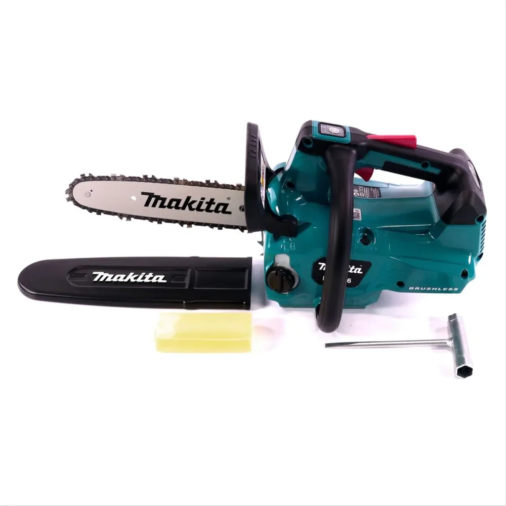 Makita DUC 256 RM Motosierra sin cable 36 V ( 2x 18 V ) Brushless 25 cm + 2x baterí 4.0 Ah + cargador