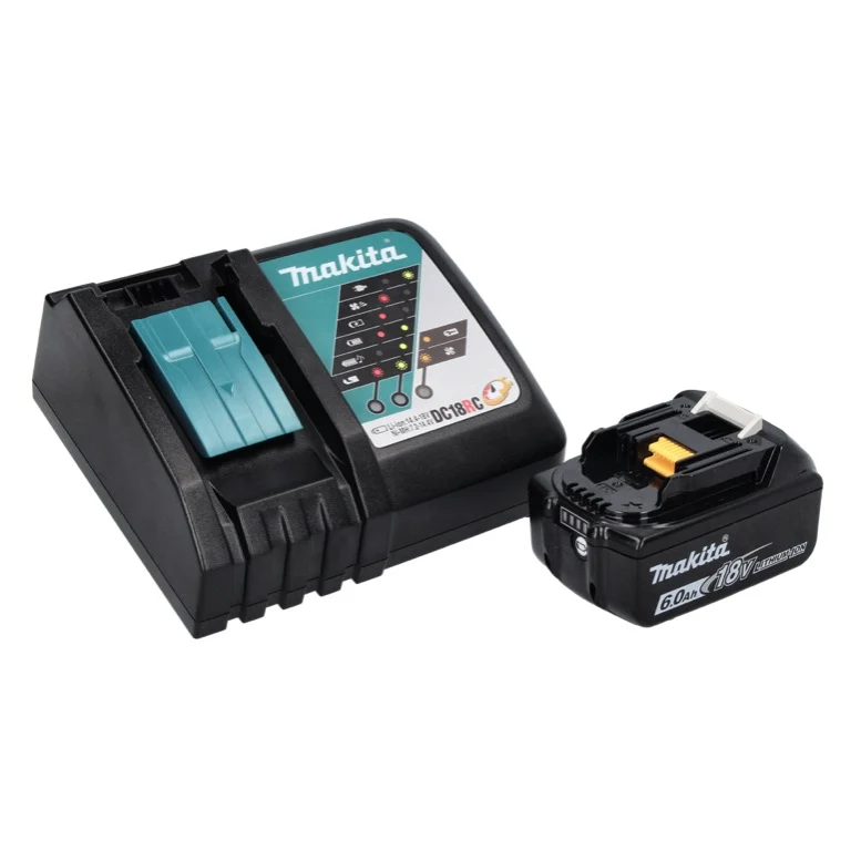 Makita DWR 180 RG1 atornillador de carraca sin cable 18 V 47,5 Nm 1/4" 3/8" + 1x baterí recargable 6,0 Ah + cargador